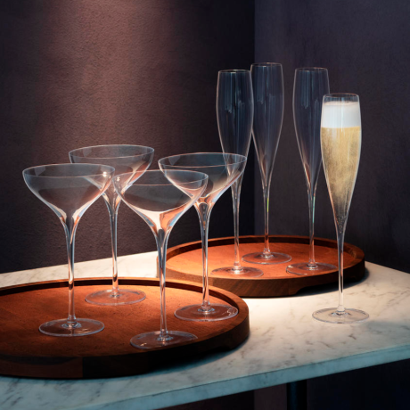 Набір бокалів для шампанського Флют 200мл (2шт в пак) - T6589