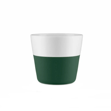 Набір чашок для лунго смагардово-зеленого кольору 230мл (2шт в пак)