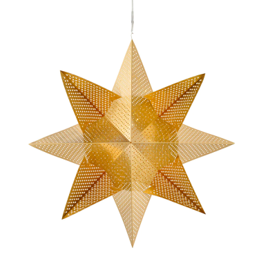 Звезда светодиодная "Lene" 33см золотого цвета, Sirius - W0575