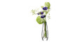Ваза для квітів прозора вузька 29см Flower, LSA international - 24209