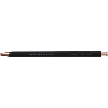 Ручка гелева латунна чорна Mark's - S2504