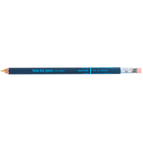 Олівець механічний з гумкою темно-синій Days, Mark's - S2508