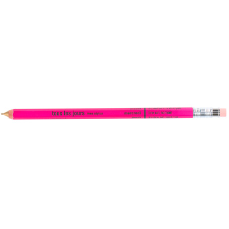 Олівець механічний з гумкою рожевий Days, Mark's - S2510