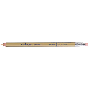 Олівець механічний з гумкою золотого кольору Mark's Days - S2513