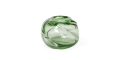 Ваза скляна зелена кругла - S2891