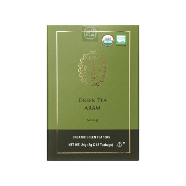 Чай зелений Арам органічний 12х2г, Bohyang Tea Bohyang Tea Aram Tea bag Bohyang Tea Aram Tea bag - S0845