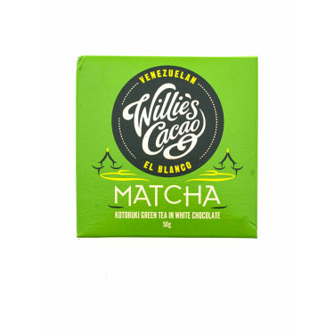 Шоколад білий з зеленим чаєм "Matcha" 50г, Willie's Cacao Willie's Сacao Willie's Сacao - 38587