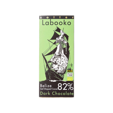 Шоколад чорний Беліз 82% органічний 70г Labooko, Zotter