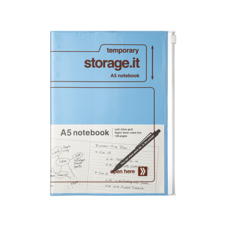 Блокнот A5 синій Storage.It - D7271