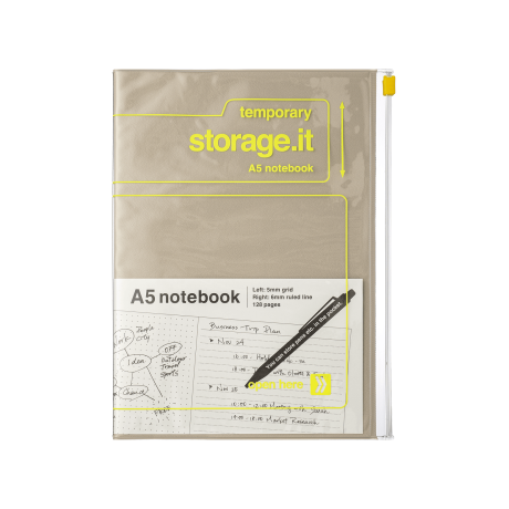 Блокнот A5 бежевий Storage.It - D7272