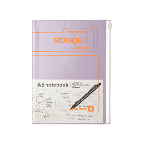 Блокнот A5 фіолетовий Storage.It - D7274