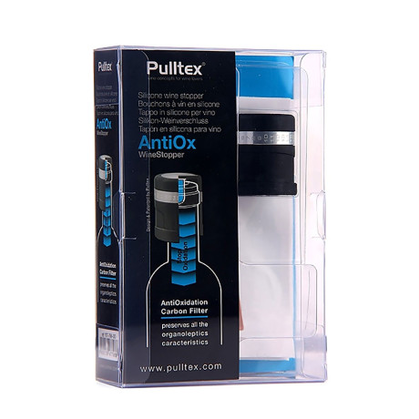 Пробка силиконовая с угольной прокладкой для бутылки вина AntiOX, Pulltex - 12270