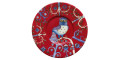 Блюдце красное с рисунком 15см Taika, Iittala - 27893