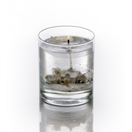 Свічка ароматизована "Засніжені будиночки" (тумблер) 10см, Stoneglow - 29521