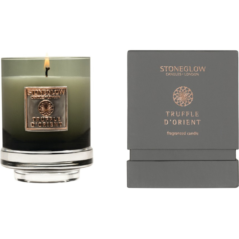 

Свічка ароматизована "Truffle D'orient" (тумблер) 11x8,5см Metallique, Stoneglow
