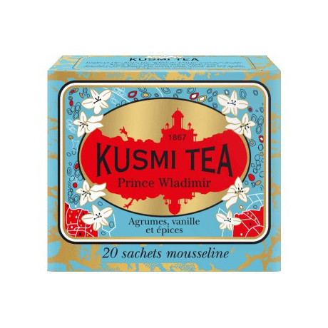 Чай чорний Князь Володимир пакет. 20х2,2г, Kusmi Tea - 25243