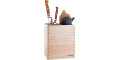 Подставка для ножей и кухонный органайзер из ясеня 13х18х21,5см, Legnoart - 34341