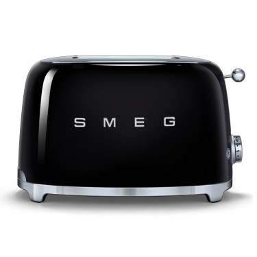 Тостер электрический на 2 тоста черный, SMEG - 72190