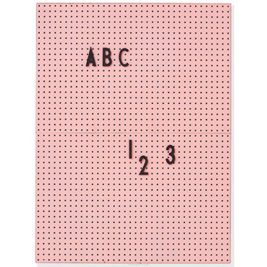 Дошка для повідомлень А4 рожева, Design Letters - 40459