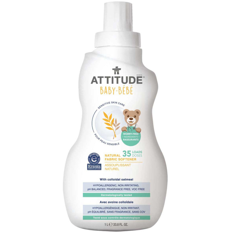 

Кондиціонер для дитячої білизни 1,05л Sensitive Skin, Attitude