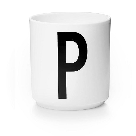 Персональна фарфорова чашка P, Design Letters - 42516
