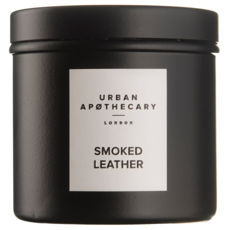 Свеча ароматическая (тумблер) Smoked Leather, Urban Apothecary - 85361