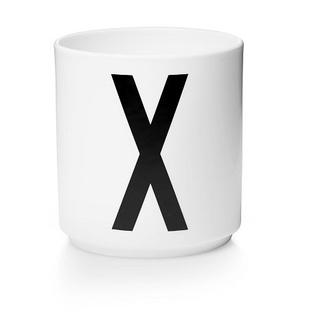 Персональна фарфорова чашка X, Design Letters - 42524