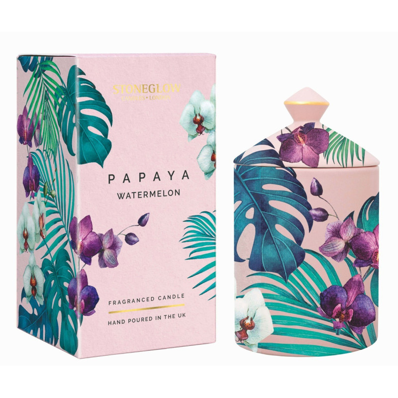

Свічка ароматизована "Papaya & Watermelon" (тумблер) Urban Botanics, Stoneglow