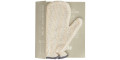 Мочалка для тела из кукурузных волокон бежевая 16,5х20см, Harada Textile - 48724