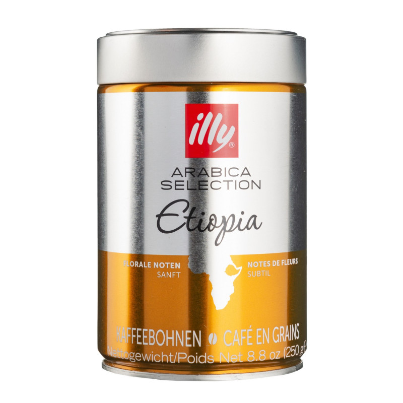 

Кава Арабіка Ефіопія 100% в зернах 250г, Illy