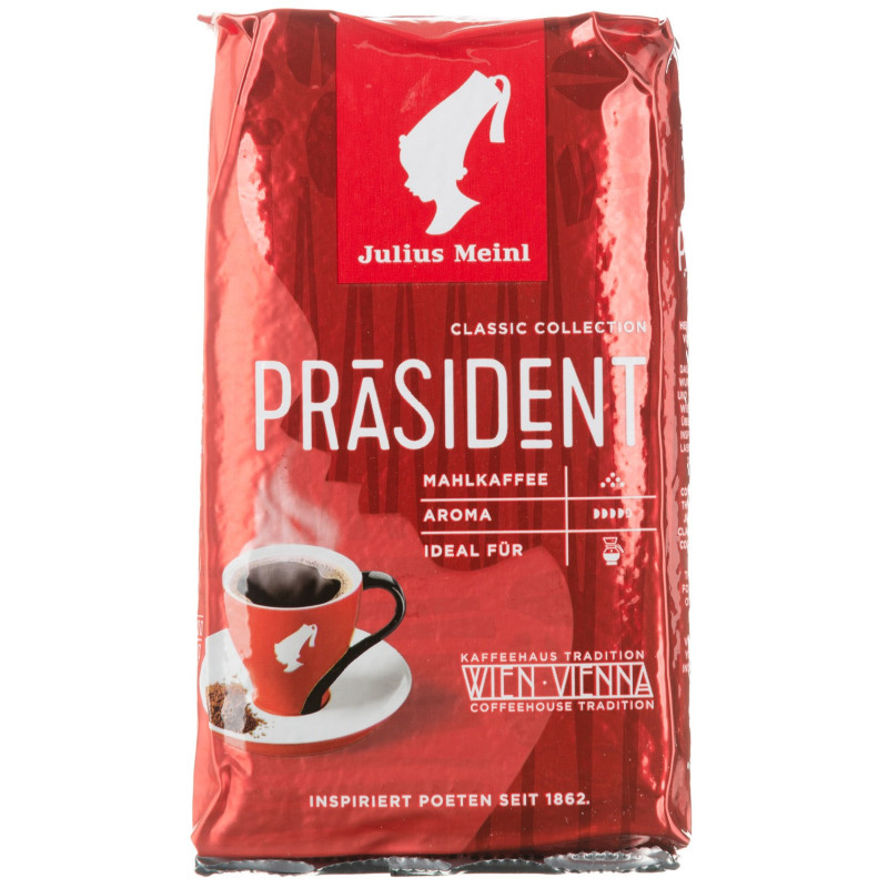 

Кава мелена Prasident 250г, Julius Meinl