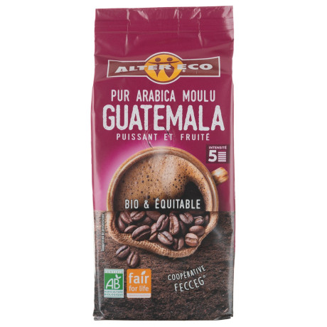 Кава органічна мелена Арабіка 100% Гватемала 260г, Alter Eco - 26407