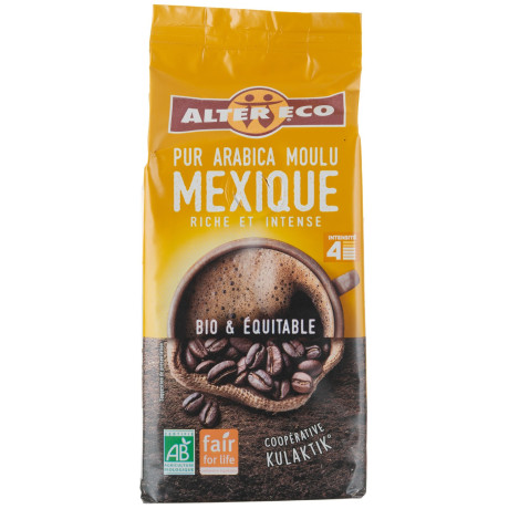 Кава органічна мелена Арабіка 100% Мексика 260г, Alter Eco - 26406