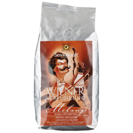 Органічна кава зерно Меланж - Спокуса Відня 500г - 08573