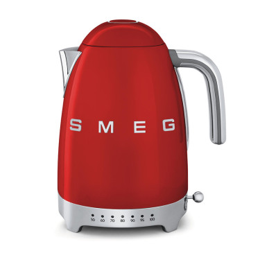 Чайник електричний з регулятором температури червоний 3D logo, SMEG - 81008