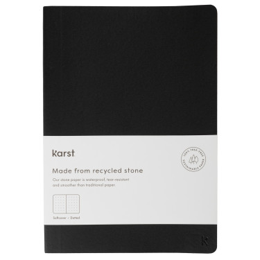 Блокнот Black в мягкой обложке А5, Karst