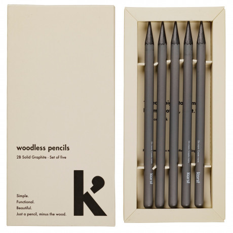 Набір олівців сірих (5шт в уп), Karst - 47289